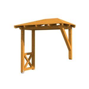 Vordach Wismar 3 Walmdach