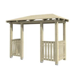 Vordach Wismar 6 Walmdach