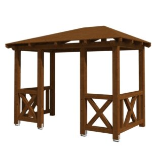 Vordach Wismar 7 Walmdach