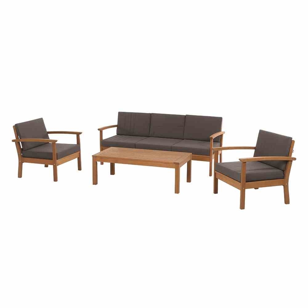 Tavira Lounge 4-teilig teaklook 1 Tavira Lounge 4-teilig teaklook