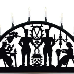 Metallschwibbogen "Bergmann" (100 cm)