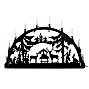 Metallschwibbogen "Wald" (100 cm)