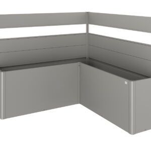 Sichtschutz zu Pflanzbeet Belvedere L-Form mit Acrylglas