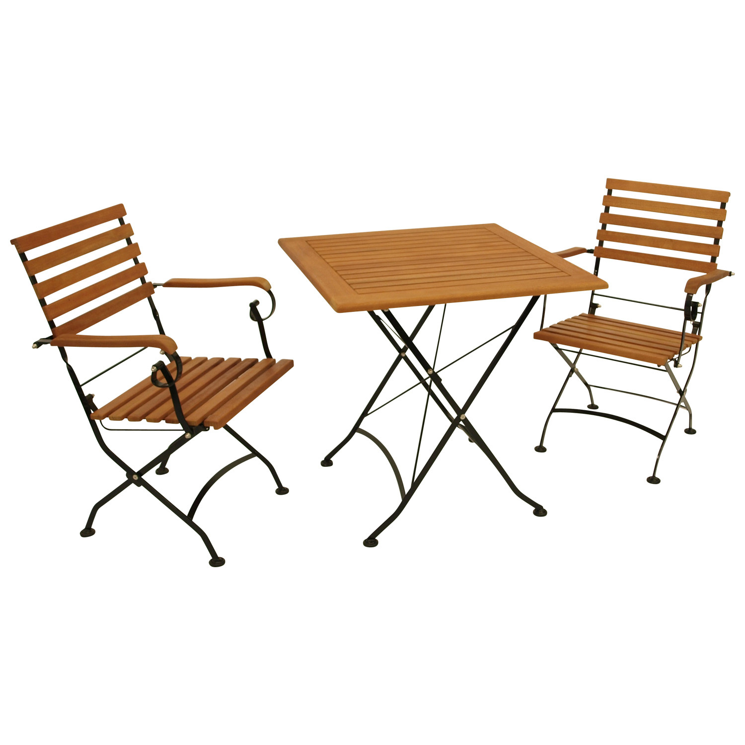 Klappgarnitur 3-teilig 1 Klappgarnitur 3-teilig