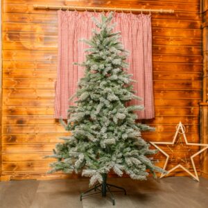 Weihnachtsbaum Fichte Frost