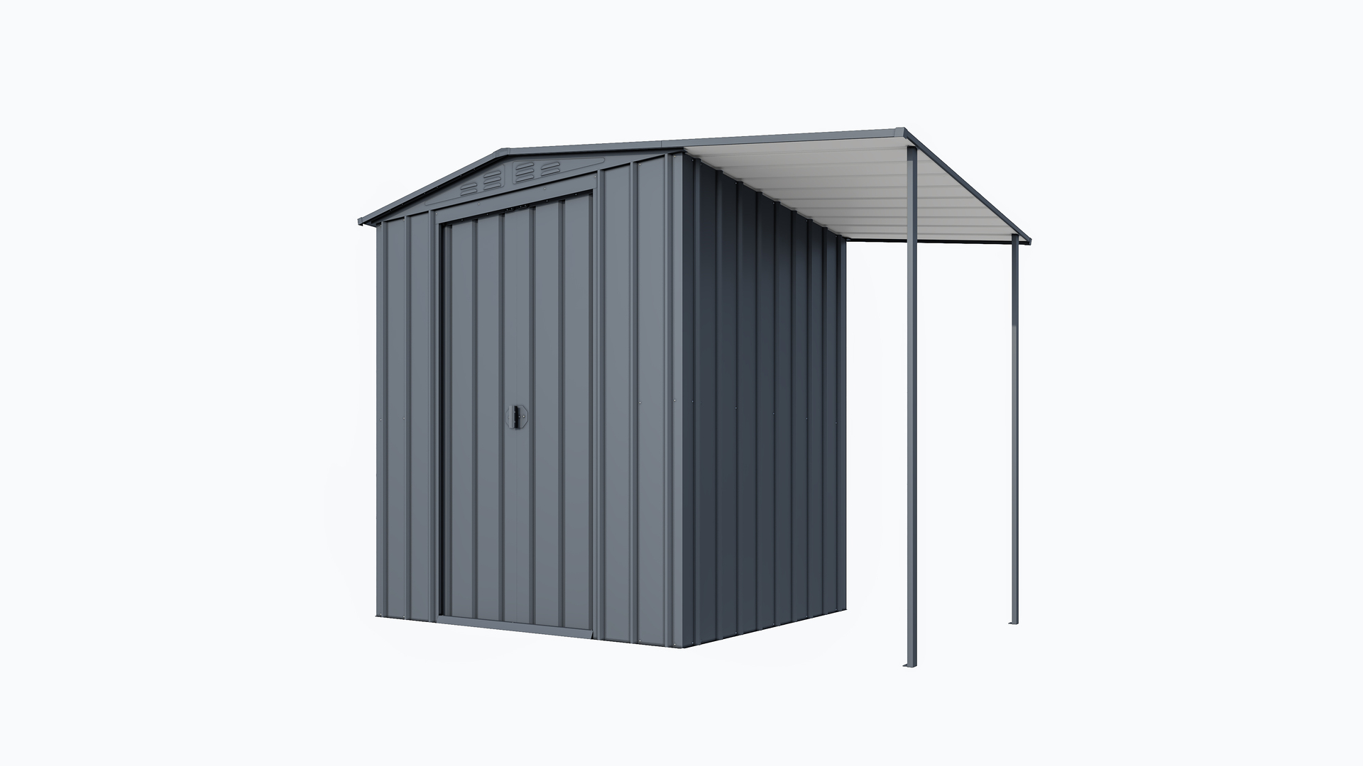 Gartenmanager Dream 65, anthrazit, inkl. Schleppdach 1 Gartenmanager Dream 65, anthrazit, inkl. Schleppdach