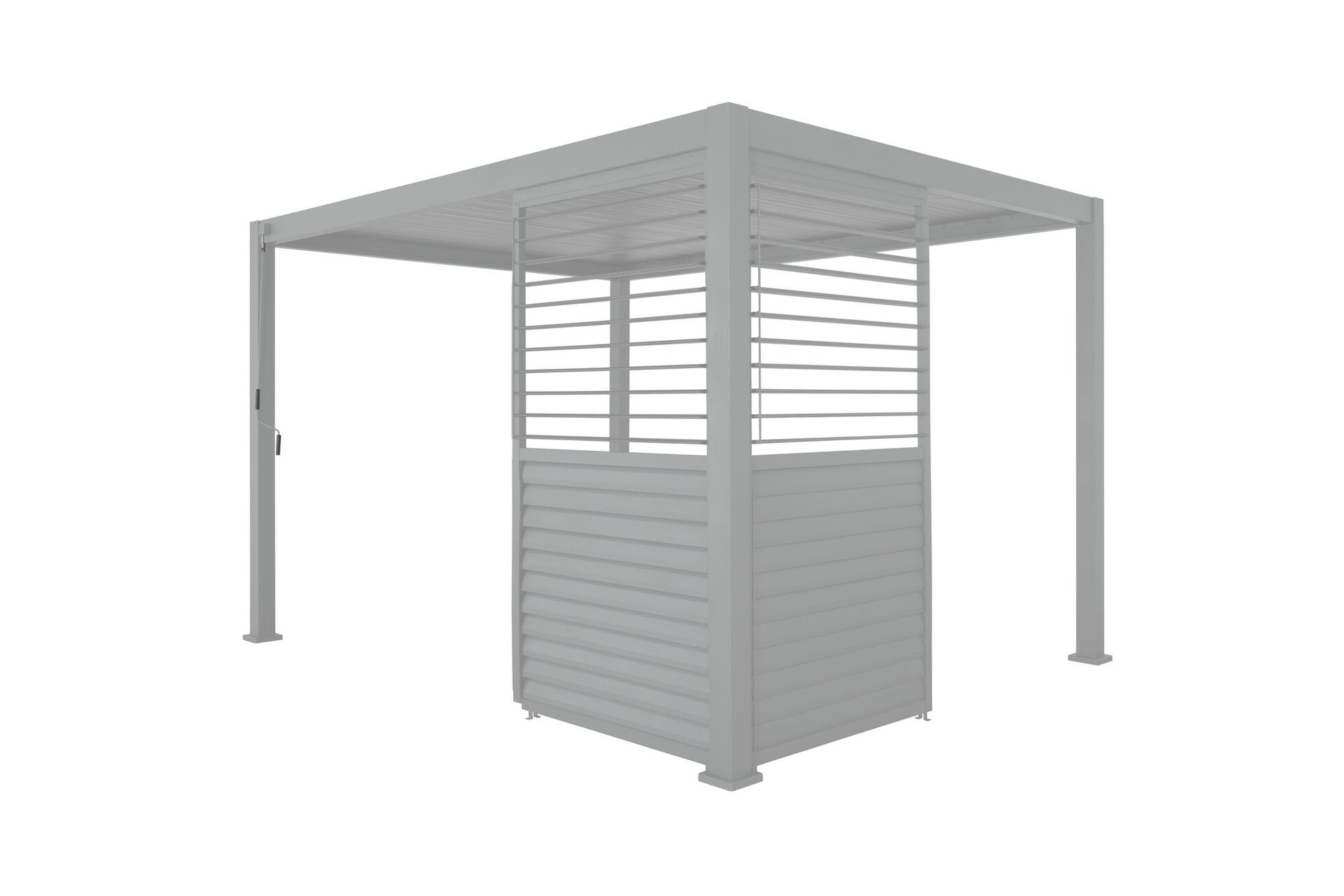 Pergola-Lamellenwand flexibel zu Classic/Deluxe 111 1 Pergola-Lamellenwand flexibel zu Classic/Deluxe 111