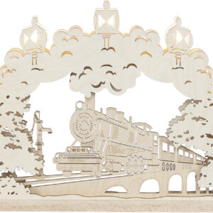 3D-Lichterbogen, 52x30x4,5cm, 7-flammig