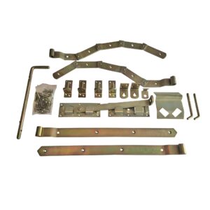 Beschlag f. Doppeltor gebogen verzinkt