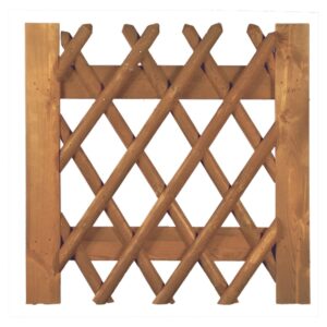 Jägerzaun Tor  Latten 55 mm, kdi braun