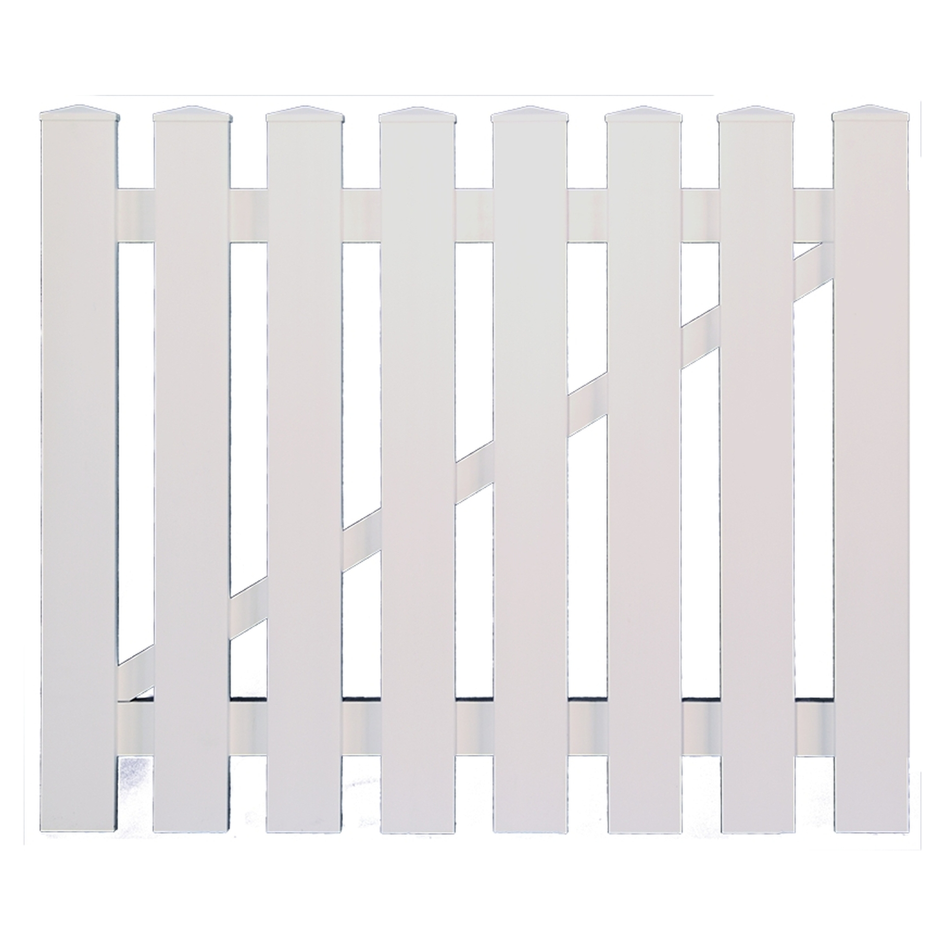 LIGHTLINE KS-Vorgartentor weiß 1 LIGHTLINE KS-Vorgartentor weiß