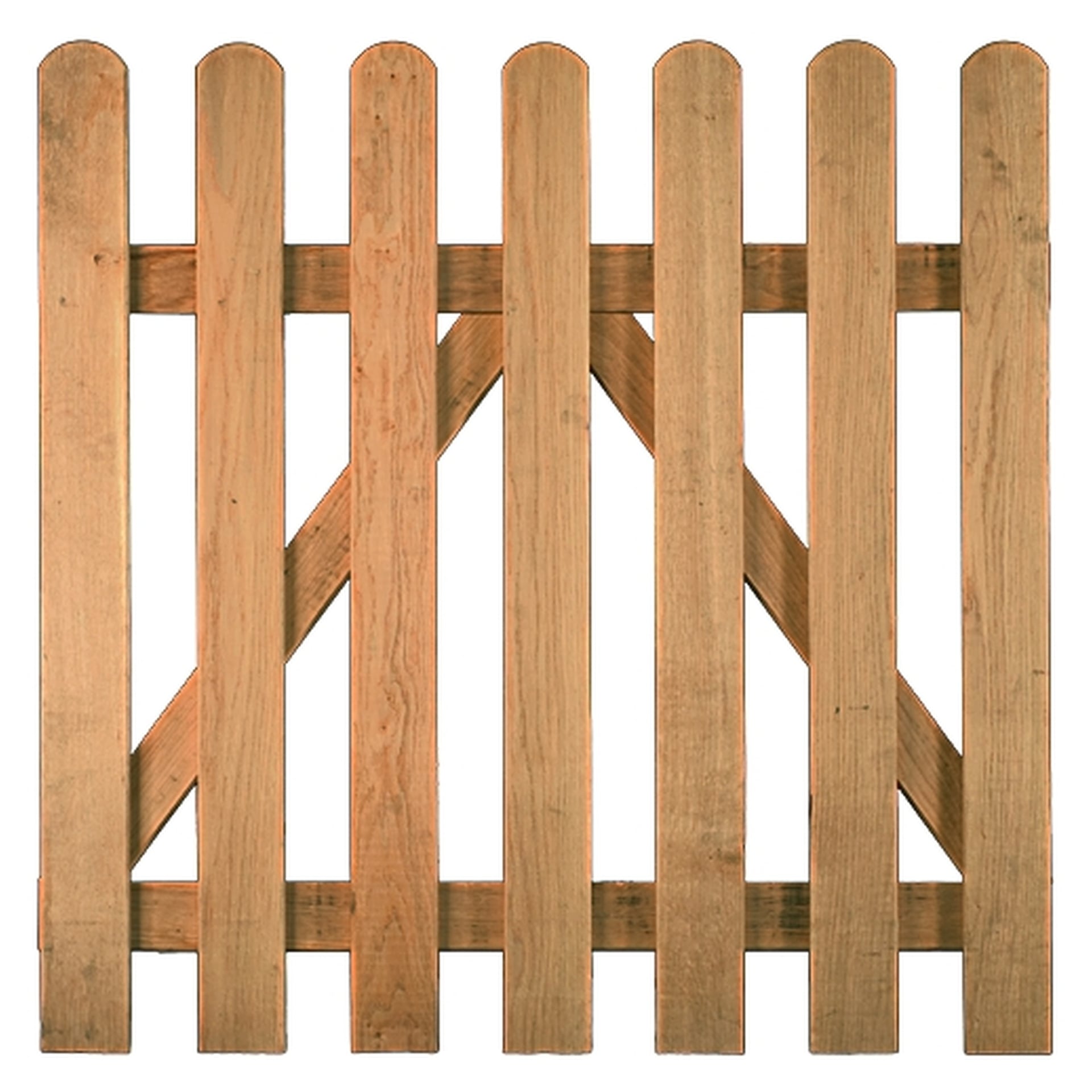 LUKA-Staketenzaun - TOR Eiche 1 LUKA-Staketenzaun - TOR Eiche