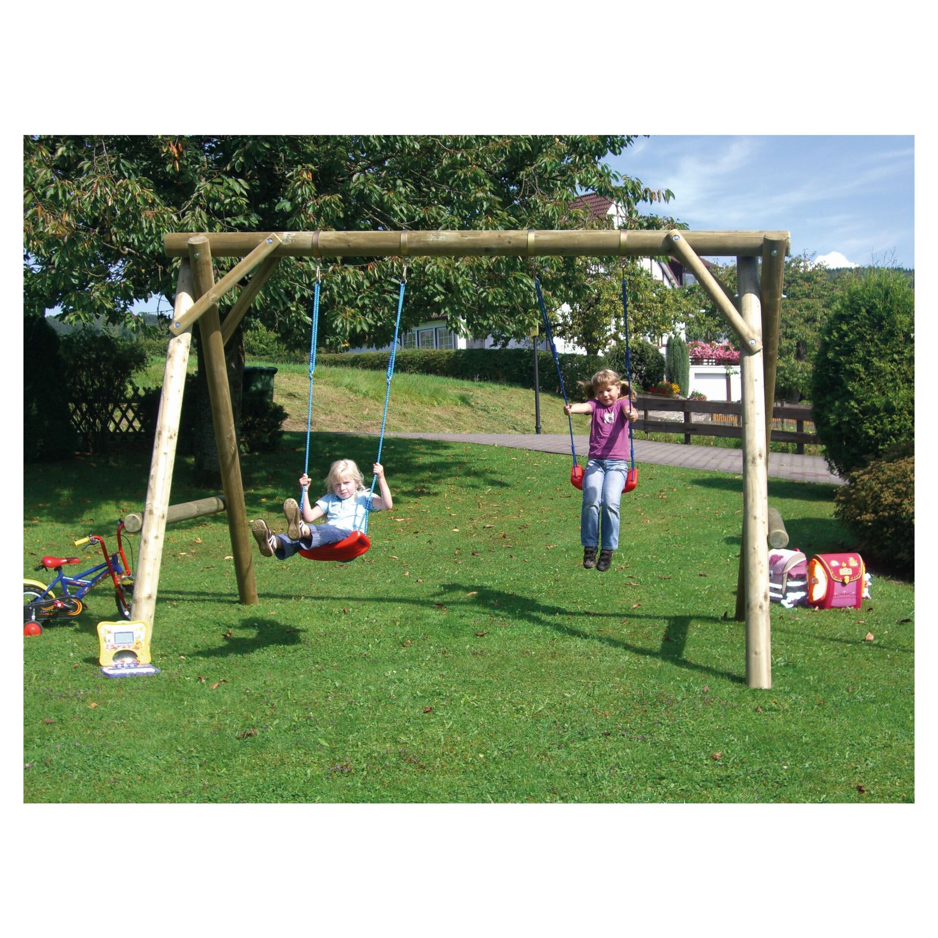 MAXI-Doppelschaukel stabil B 300xT 220xH 220 cm 1 MAXI-Doppelschaukel stabil B 300xT 220xH 220 cm