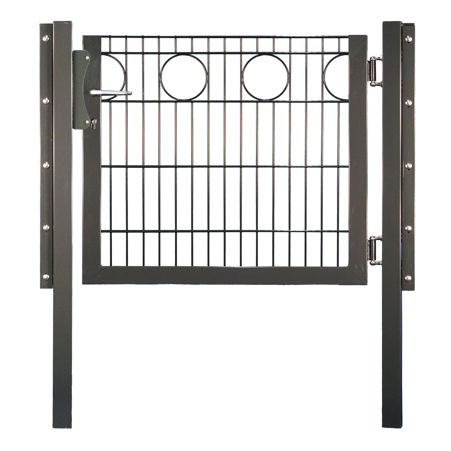 2779232 rondo einzeltor ral 7016 anthrazit inkl pfosten und beschlaegen