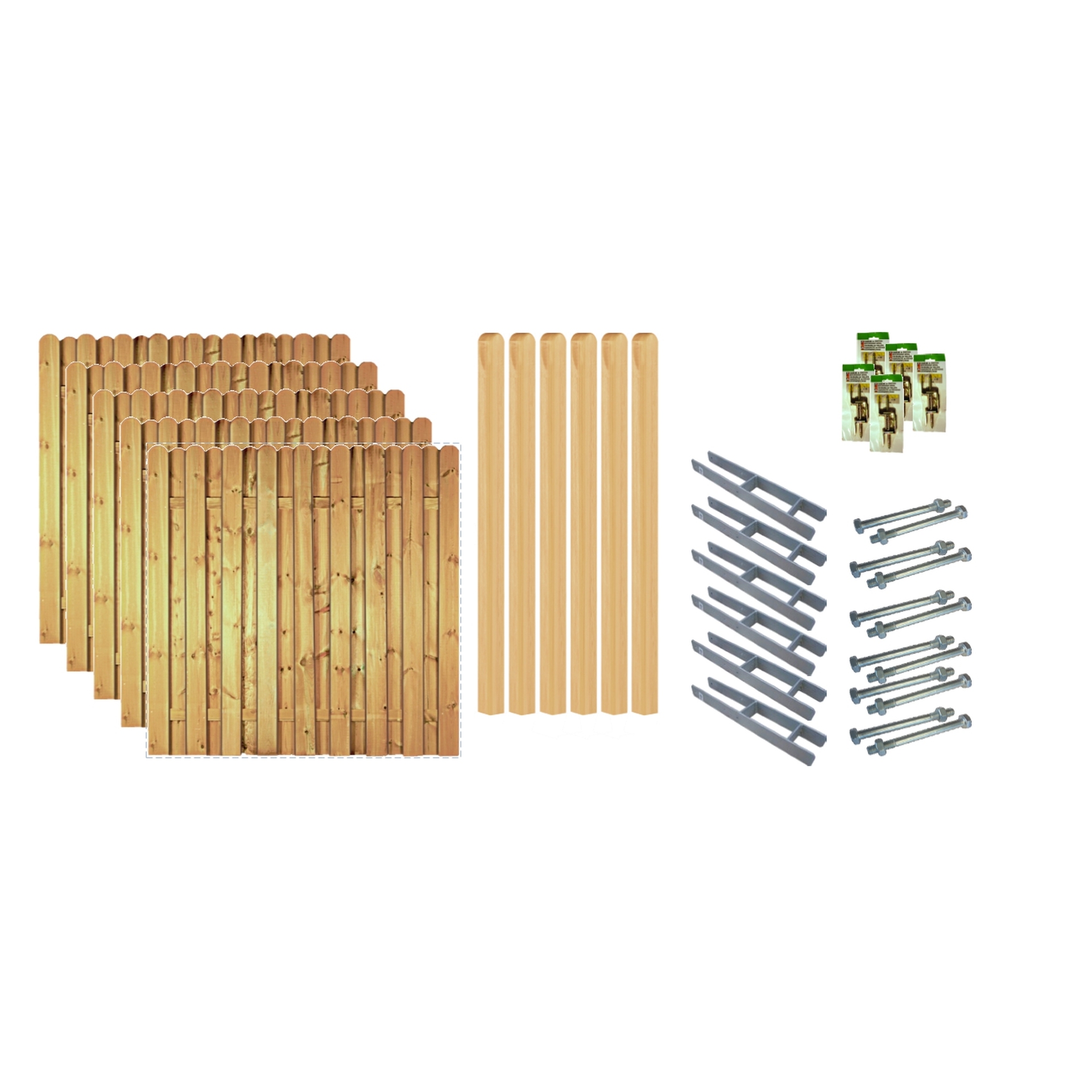 Sichtschutz Zaun-Set LOS ANGELES 1 Sichtschutz Zaun-Set LOS ANGELES