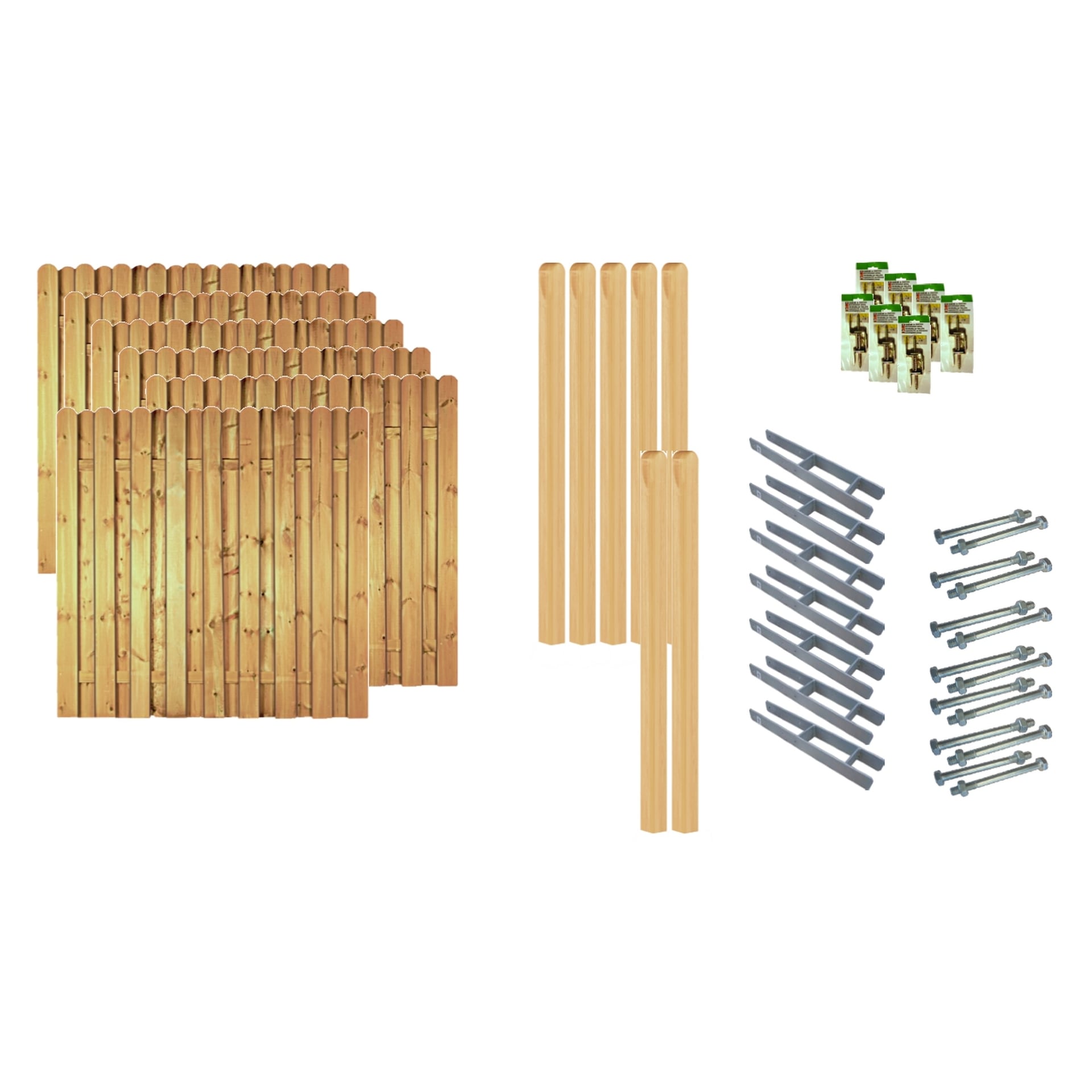 Sichtschutz Zaun-Set LOS ANGELES 1 Sichtschutz Zaun-Set LOS ANGELES