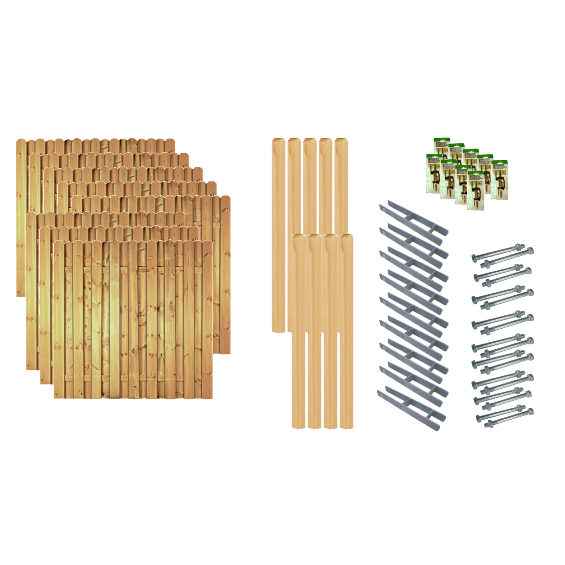 Sichtschutz Zaun-Set LOS ANGELES 1 Sichtschutz Zaun-Set LOS ANGELES