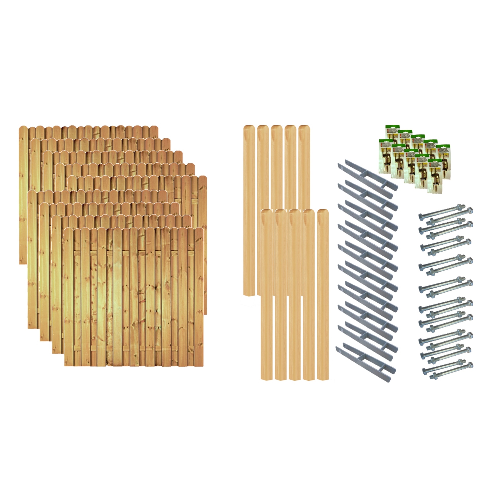 Sichtschutz Zaun-Set LOS ANGELES 1 Sichtschutz Zaun-Set LOS ANGELES