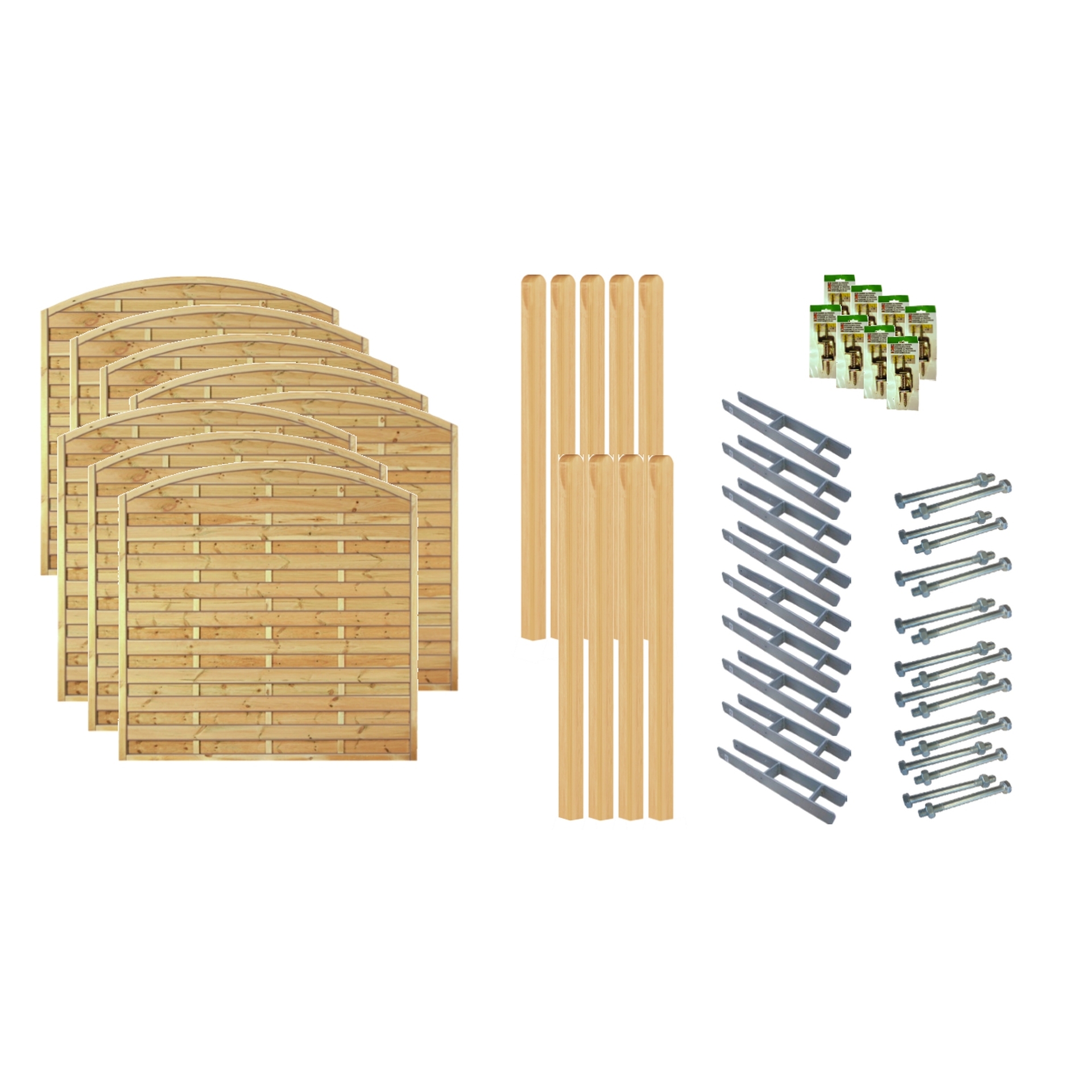 Sichtschutz Zaun-Set MADISON 1 Sichtschutz Zaun-Set MADISON