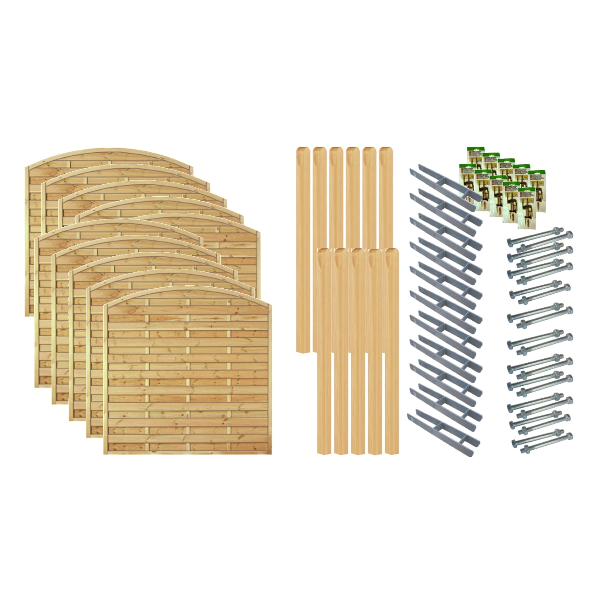 Sichtschutz Zaun-Set MADISON 1 Sichtschutz Zaun-Set MADISON