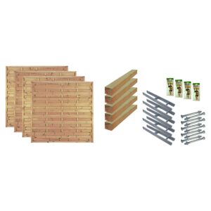 Sichtschutz Zaun-Set MANHATTAN