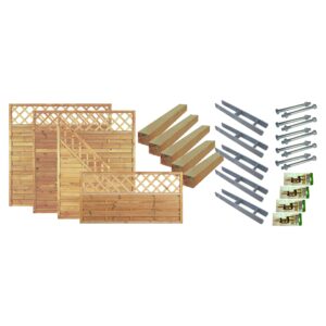 Sichtschutz Zaun-Set MEMPHIS