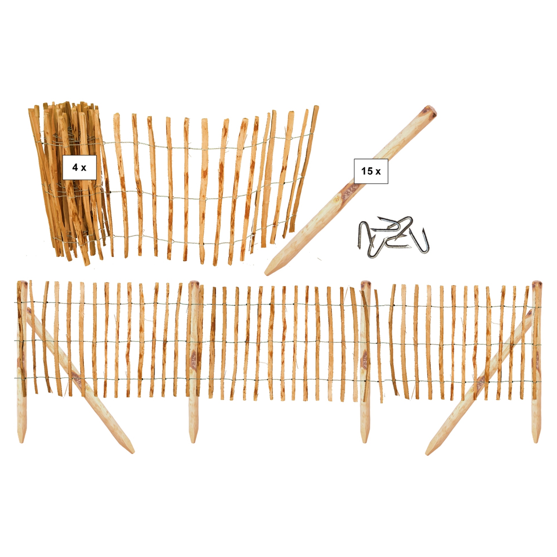 Sichtschutz Zaun-Set ROSWELL 1 Sichtschutz Zaun-Set ROSWELL