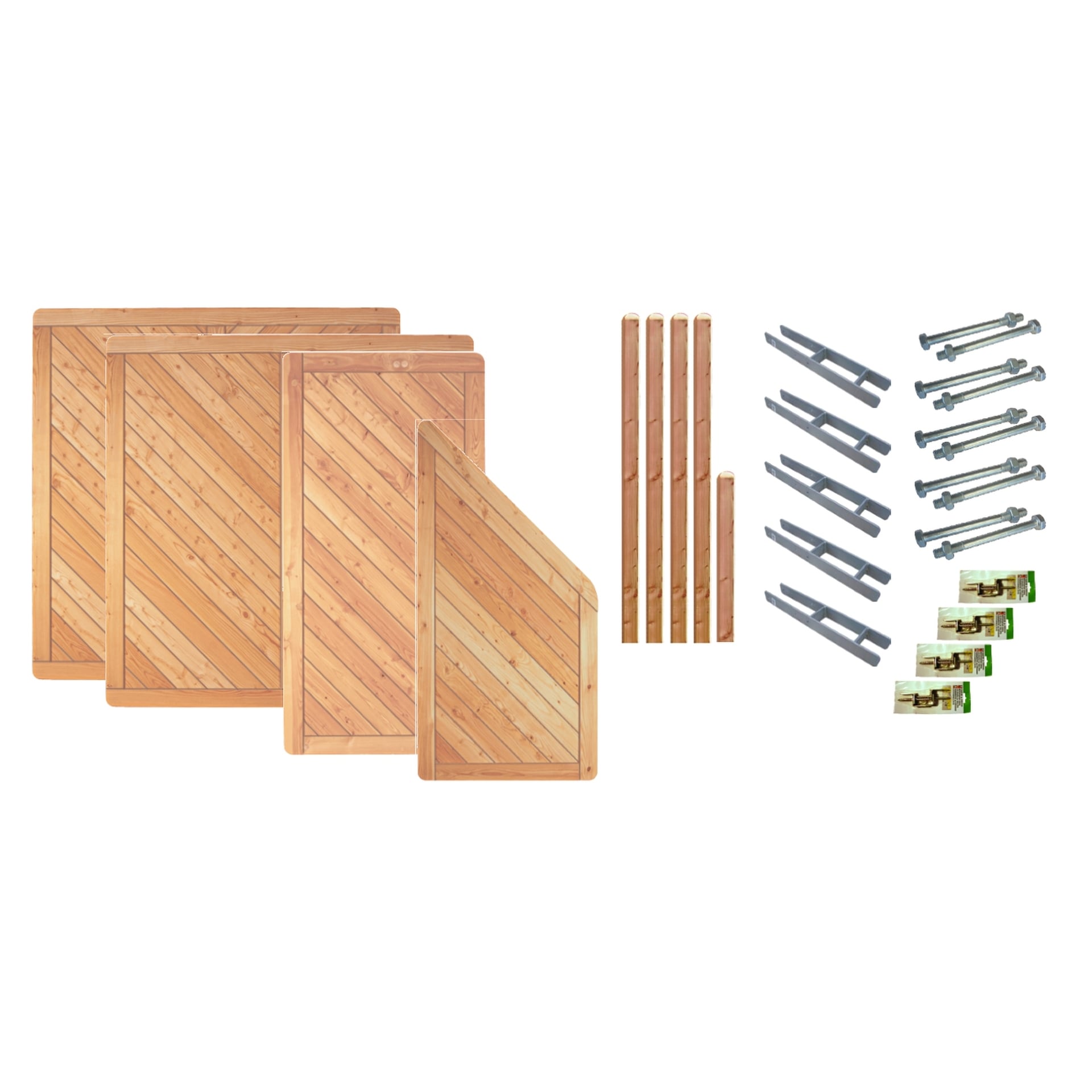 Sichtschutz Zaun-Set SPRINGFIELD 1 Sichtschutz Zaun-Set SPRINGFIELD