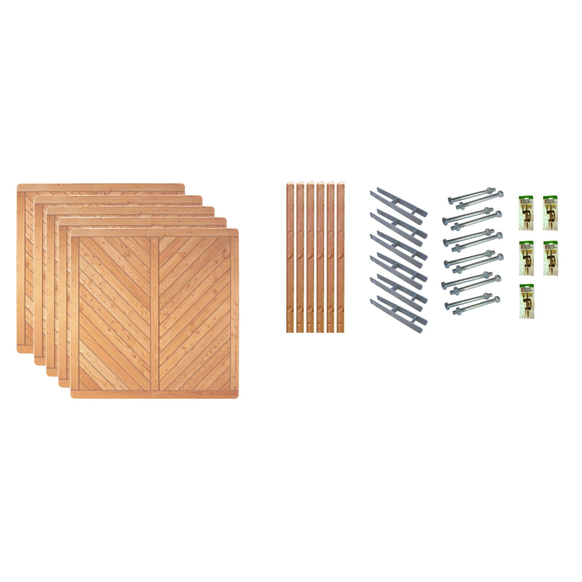 Sichtschutz Zaun-Set SPRINGFIELD 1 Sichtschutz Zaun-Set SPRINGFIELD