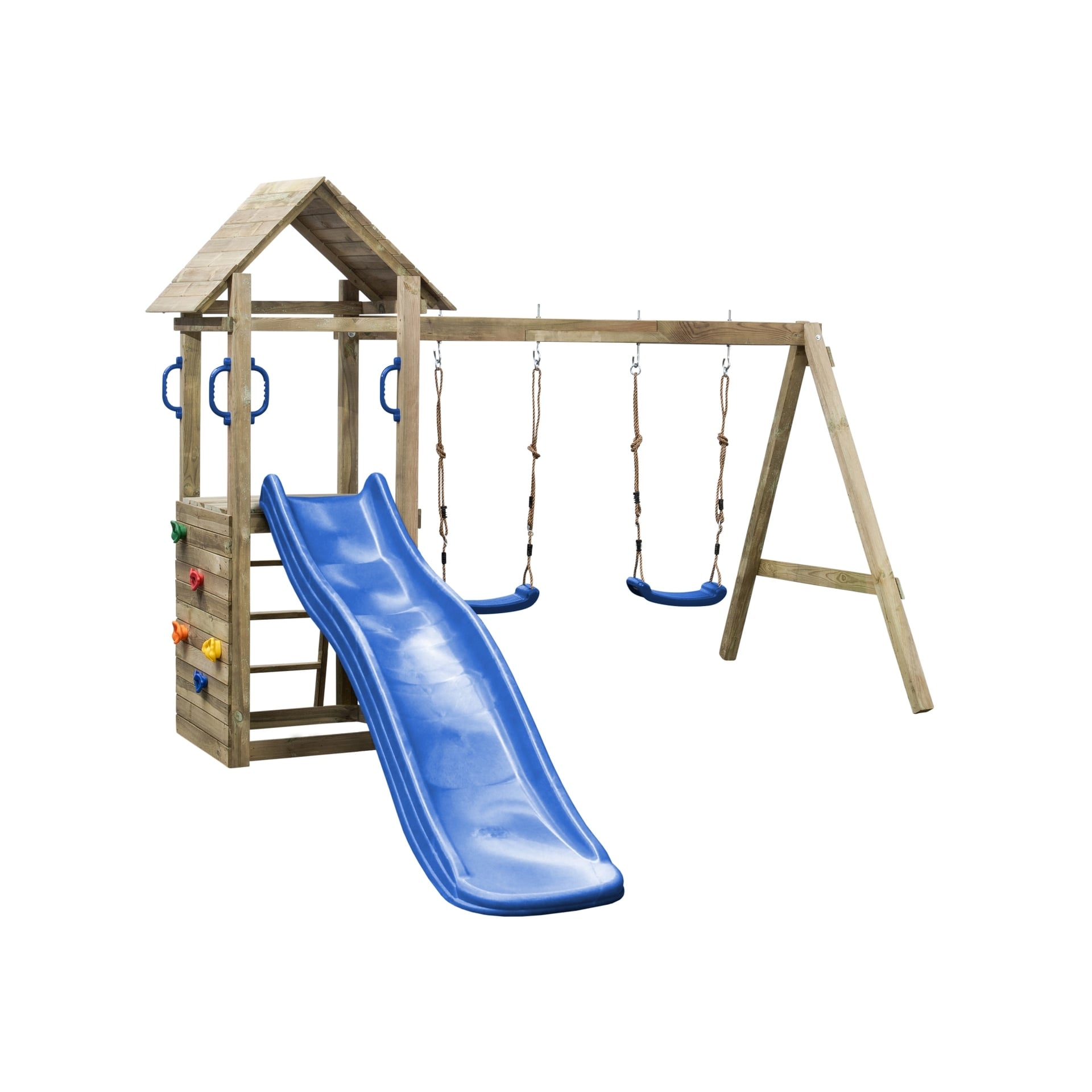 Spielturm MIA mit Doppelschaukel B 295xT 160xH 210 cm 1 Spielturm MIA mit Doppelschaukel B 295xT 160xH 210 cm