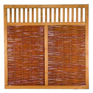 VESUV Weidengeflechtzaun  braun