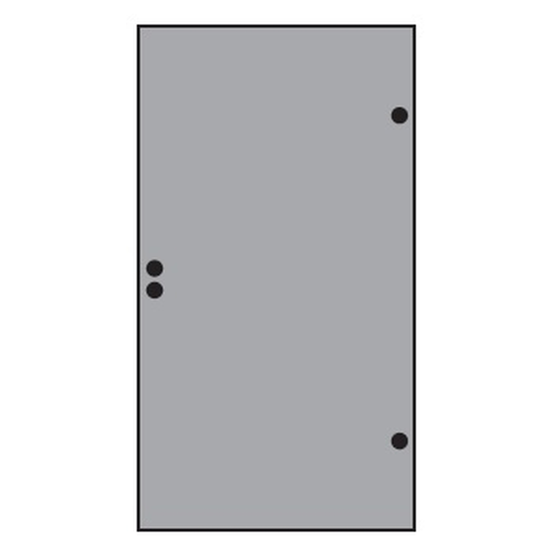 VETRO TÜR-Glasscheibe 987x1800 mm, Vollflächen 1 VETRO TÜR-Glasscheibe 987x1800 mm, Vollflächen