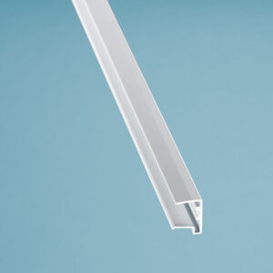 Alu Abschlussprofil | Kantenschutz mit Tropfnase | für Plattenstärke 16 mm | weiß