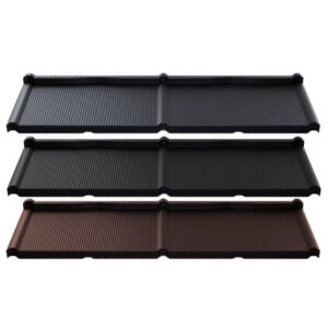 Pfannenmodul Kuga | 0,50 mm | Aluminium | Modullänge 350 mm | 25 µm Matt