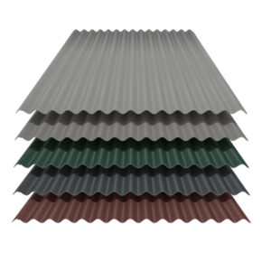 Wellblech 76/18 | Dach | 0,70 mm | Aluminium | 25 µm Polyester