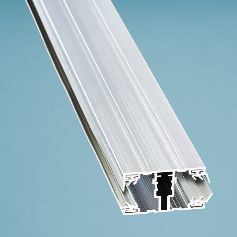 hochwertiges aluminium mittel verlegeprofil breite 60 mm fuer 16 mm stegplatten