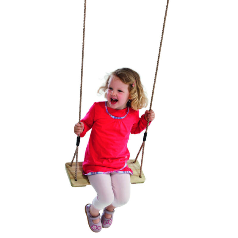 holzschaukel mit pp seil