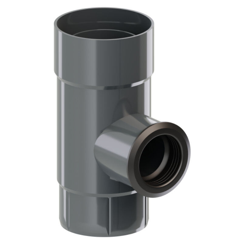 krop pvc dachrinnen regenwasserfaenger 90 mm