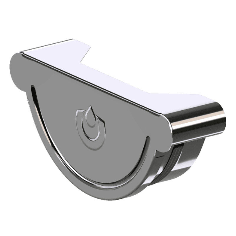 krop stahl dachrinnen enddeckel 150 mm