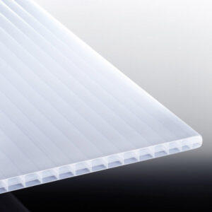 Polycarbonat Stegplatte | Heatbloc 16 | 16 mm | Breite 980 mm | opal-weiß