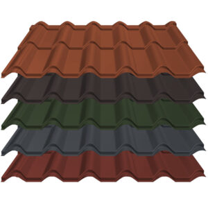 Pfannenblech Diament Eco+ | 0,50 mm | Stahl | Modullänge 350 mm | 35 µm ThyssenKrupp Matt