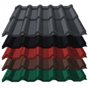 Pfannenblech Diament+ | 0,50 mm | Stahl | Modullänge 350 mm | 25 µm ThyssenKrupp Polyester