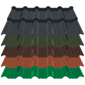 Pfannenblech Enigma | 0,50 mm | Stahl | Modullänge 350 mm | 25 µm Polyester