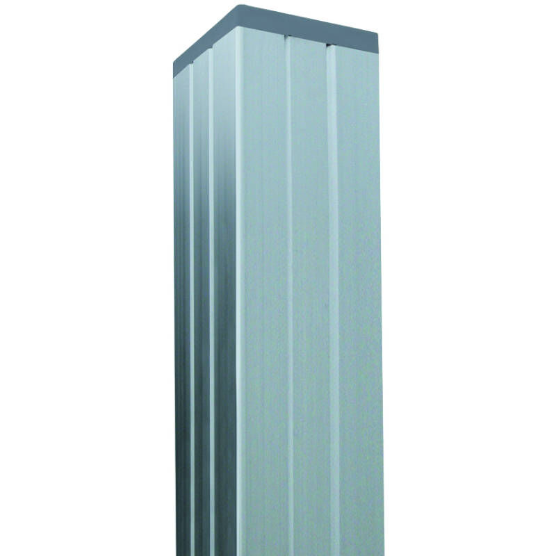 pfosten fuer steckzaunsysteme silber