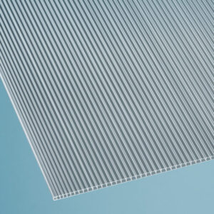 Polycarbonat Doppelstegplatte | 6 mm | Breite 2100 mm | glasklar