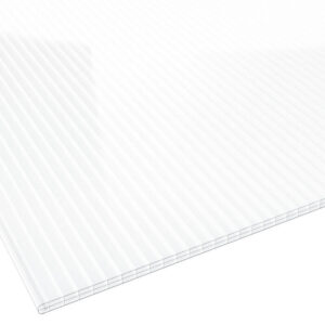 Polycarbonat Stegplatte | 2ND LIFE LINE | 16 mm | Breite 980 mm | opal-weiß