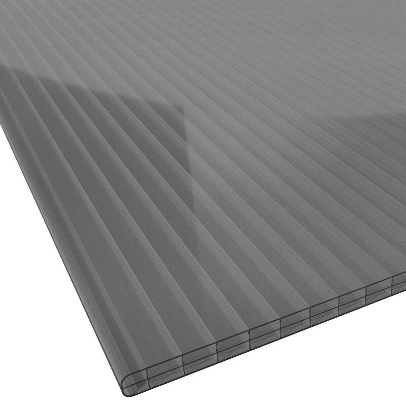 polycarbonat stegplatte 2nd life line nova lite 16 mm breite 980 mm anthrazit