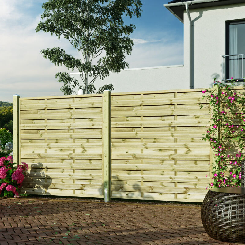 sichtschutzzaun 180 x 180 cm eco