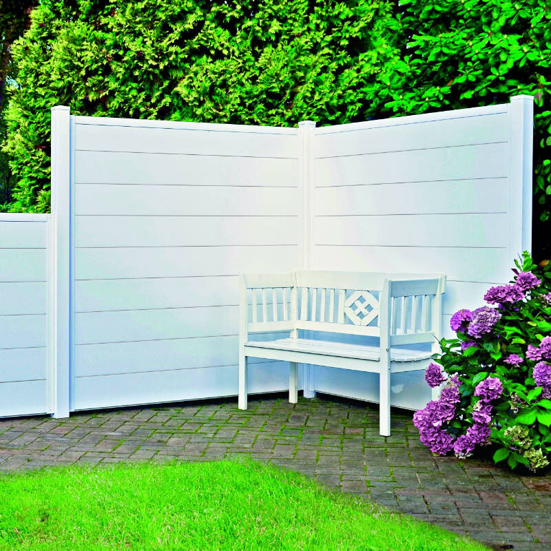 sichtschutzzaun komplettbausatz lightline