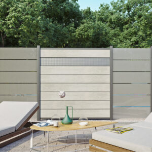 Sichtschutzzaun | Set | GOTLAND | sand